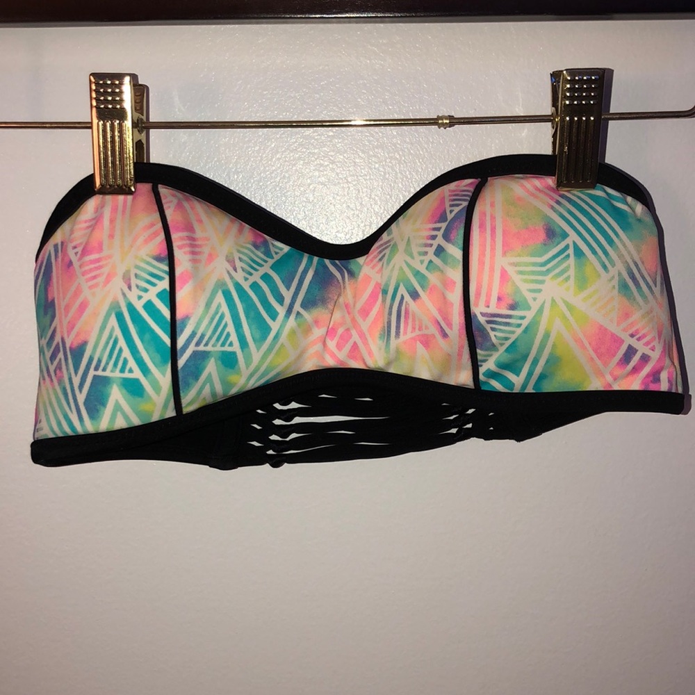 VS Pink Bandeau Bikini Top
